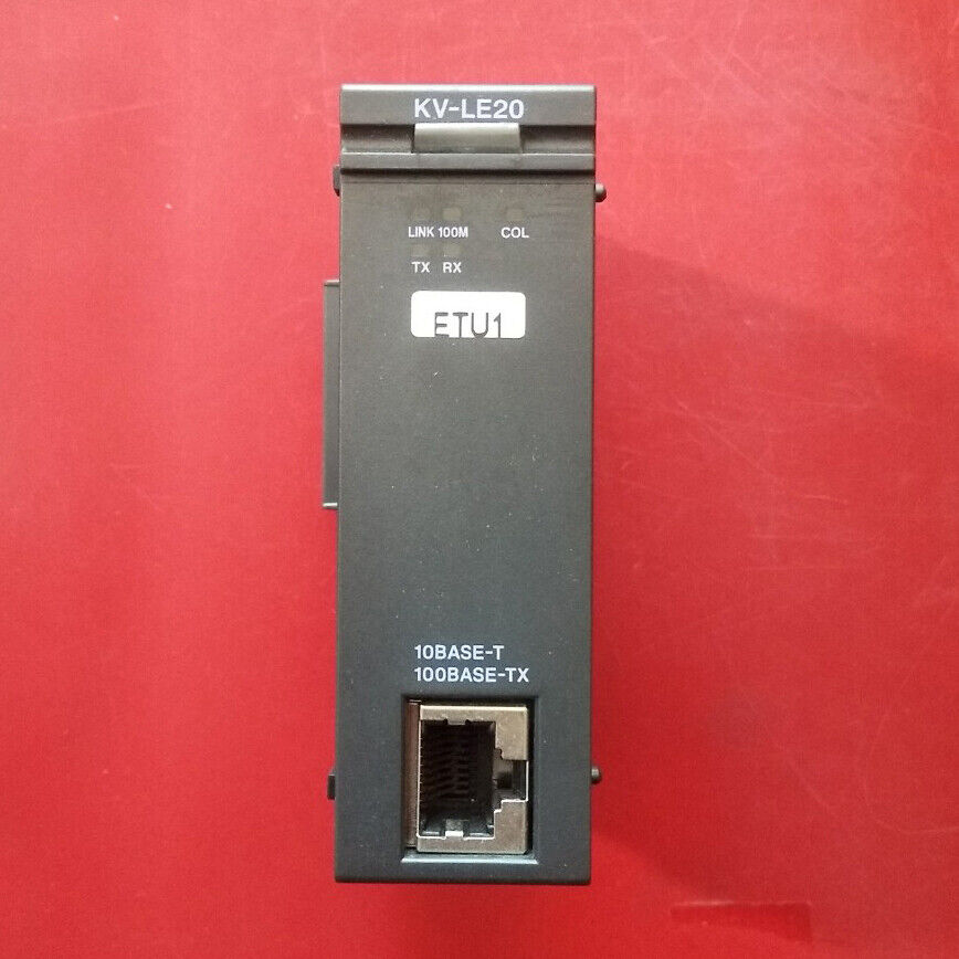 used Keyence KV-LE20 programmable controller module - KEYENCE