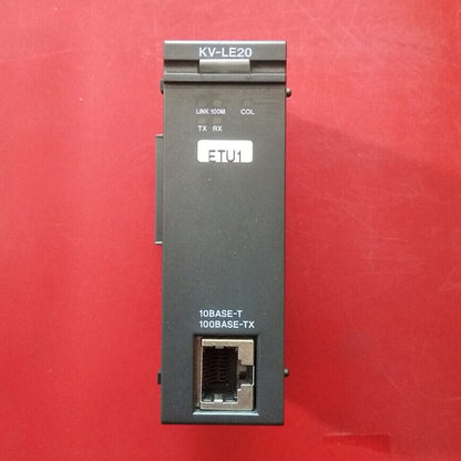 used Keyence KV-LE20 programmable controller module - KEYENCE
