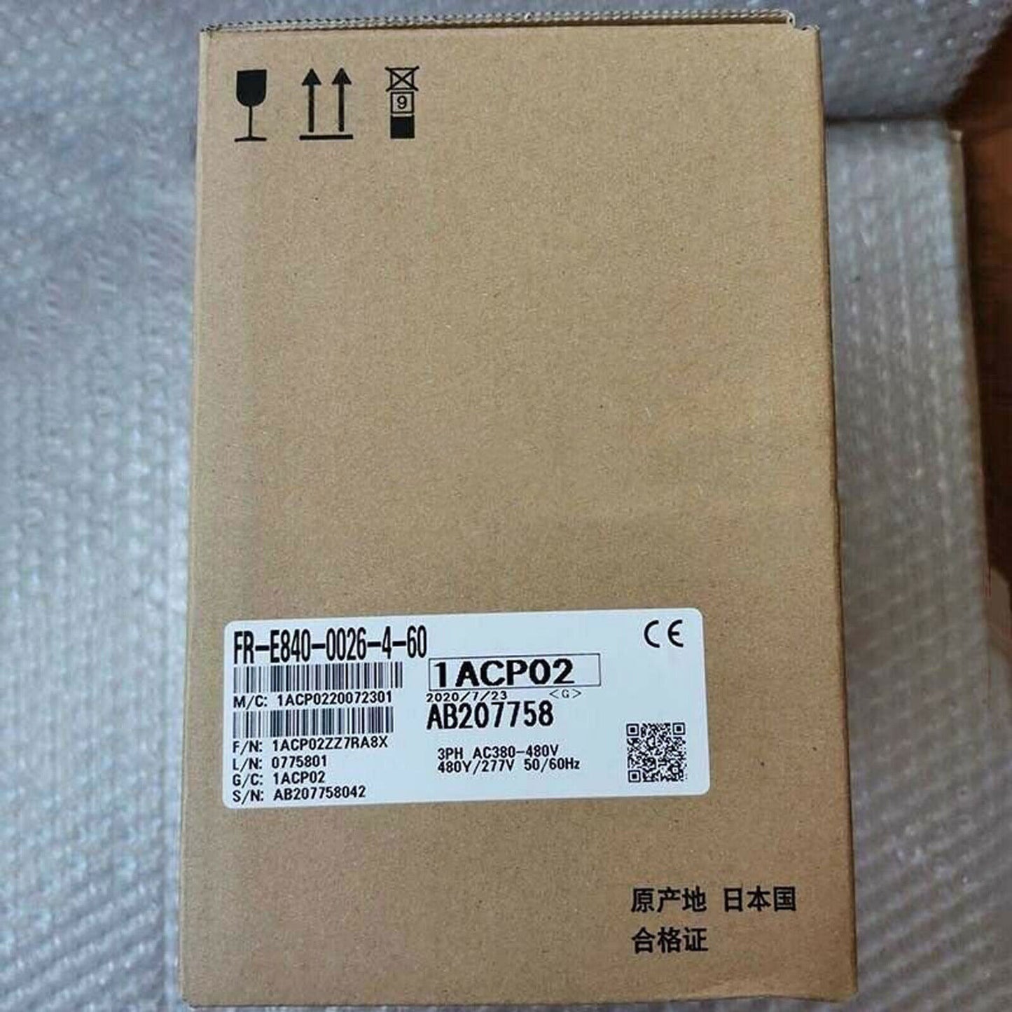 new Mitsubishi FR-E840-0026-4-60 Inverter One ping FRE8400026460 - MITSUBISHI