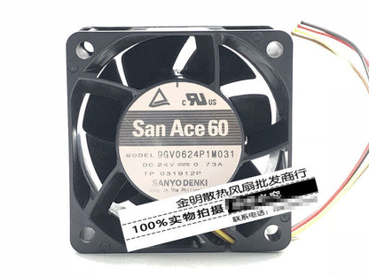 Sanyo 9GV0624P1M031 24V 0.73A 6038 6CM inverter cooling fan