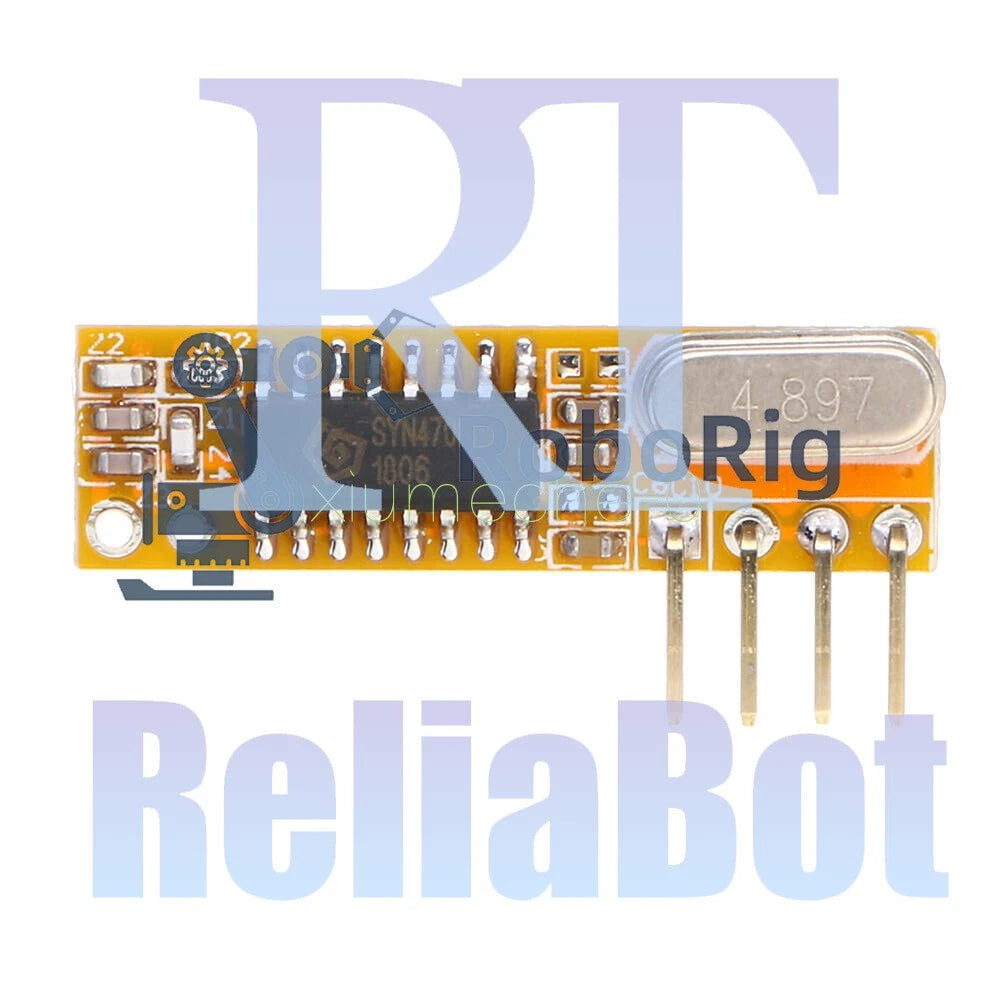 5PCS 433Mhz RXB12 Superheterodyne Wireless Receiver Precise for Arduino/AVR