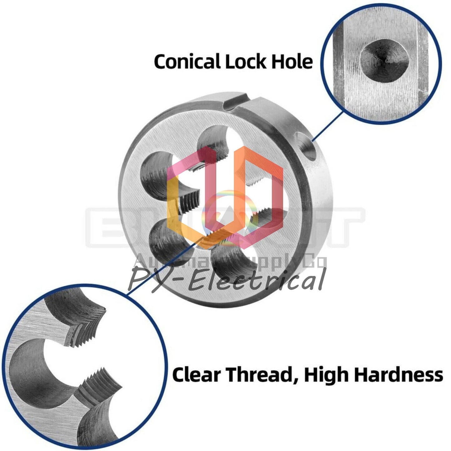 M15 X 1 Thread Die Right Hand, M15x1.0 Metric Round Threading Die
