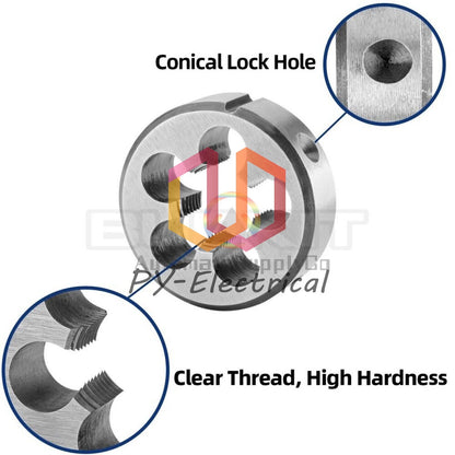 M15 X 1 Thread Die Right Hand, M15x1.0 Metric Round Threading Die