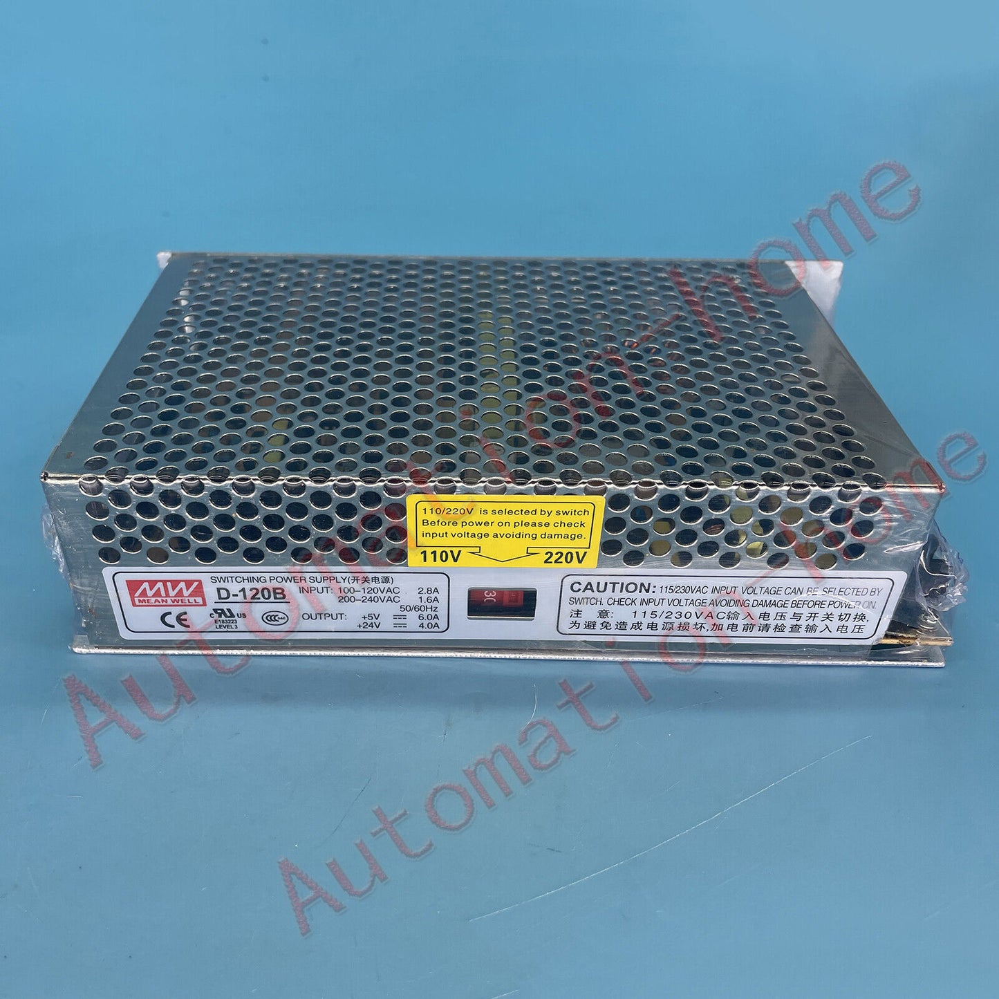 1-PC MEAN WELL 24V4A 5V6A Switching Power Supply - MEAN WELL