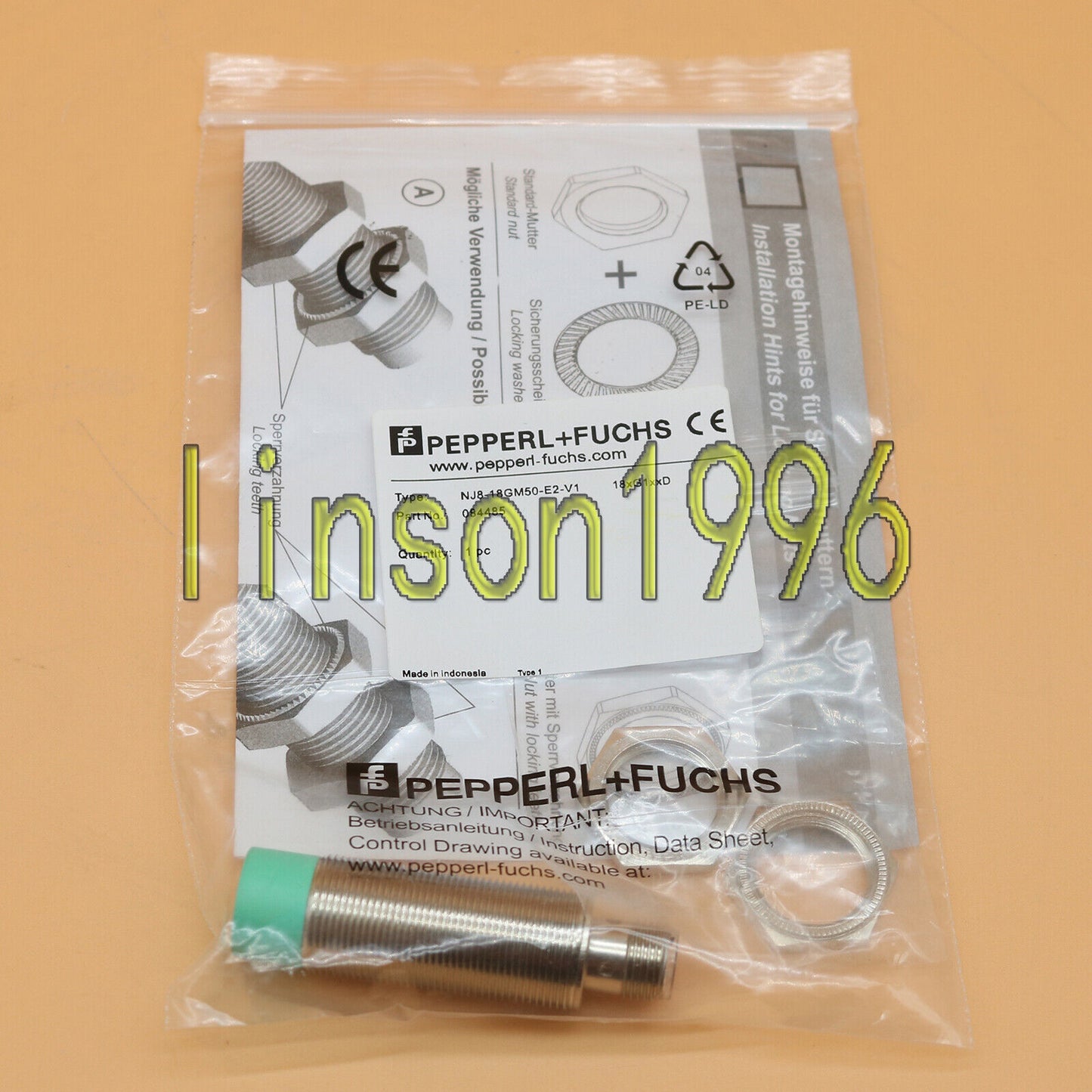 new ONE For Pepperl+Fuchs NJ8-18GM50-E2-V1 Induction Switch Sensor - PEPPERL