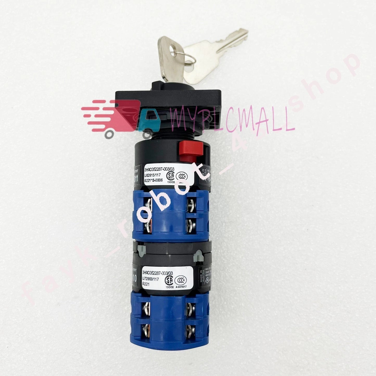 3HAC052287-003/03 2-Level 4-section mode switch for ABB robot control cabinet