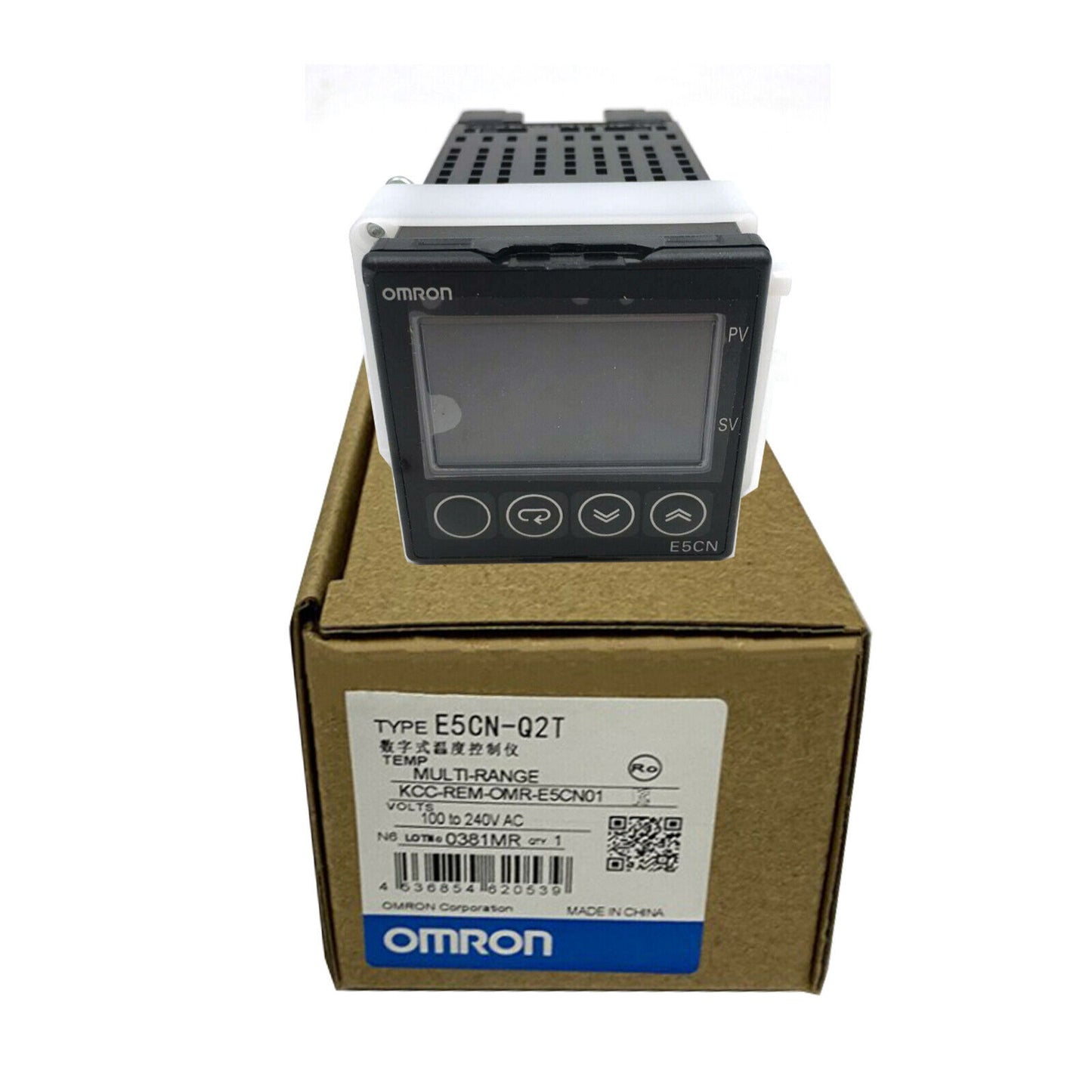Omron E5CN-Q2T AC Temperature Controller 100-240VAC 50/60Hz - OMRON