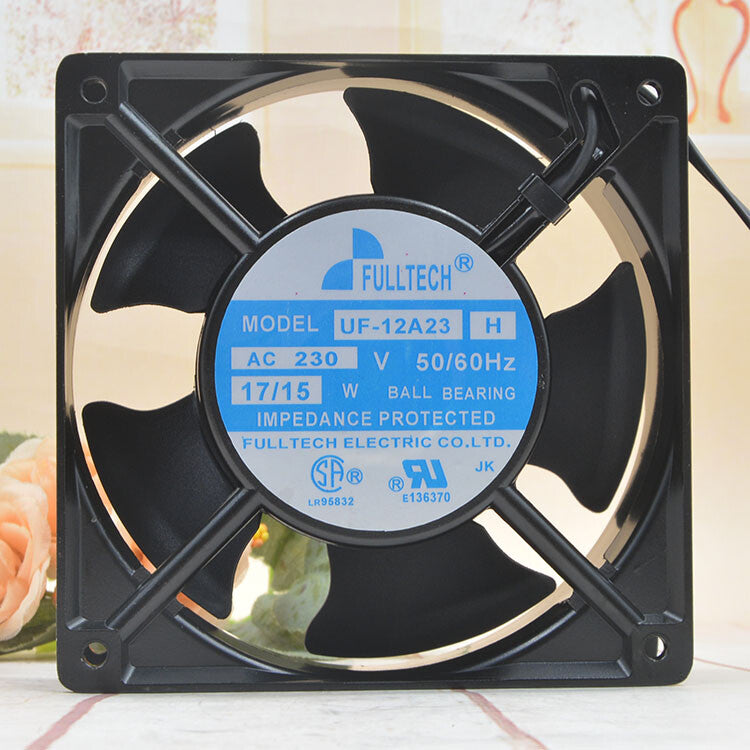 1pcs  UF-12A23-H 12cm 230v 17/18w 12038 refrigerator cabinet fan