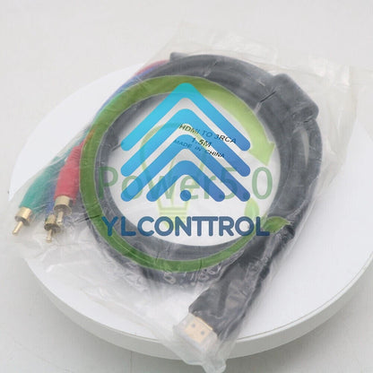 AV Connection Cable Adapter For HDTV DVD HDMI Male to 3 RCA Video Audio 1PCS