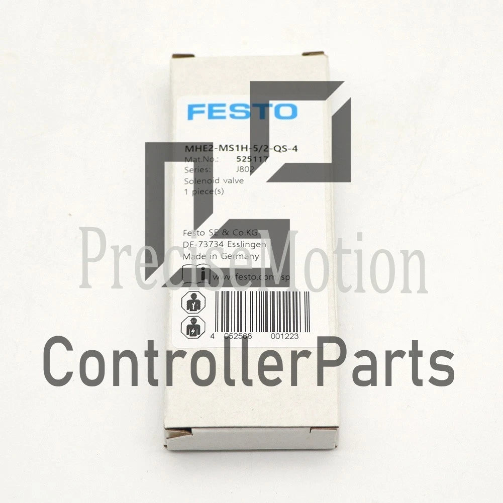 FESTO MHE2-MS1H-5/2-QS-4 525117 Solenoid Valve 1PCS