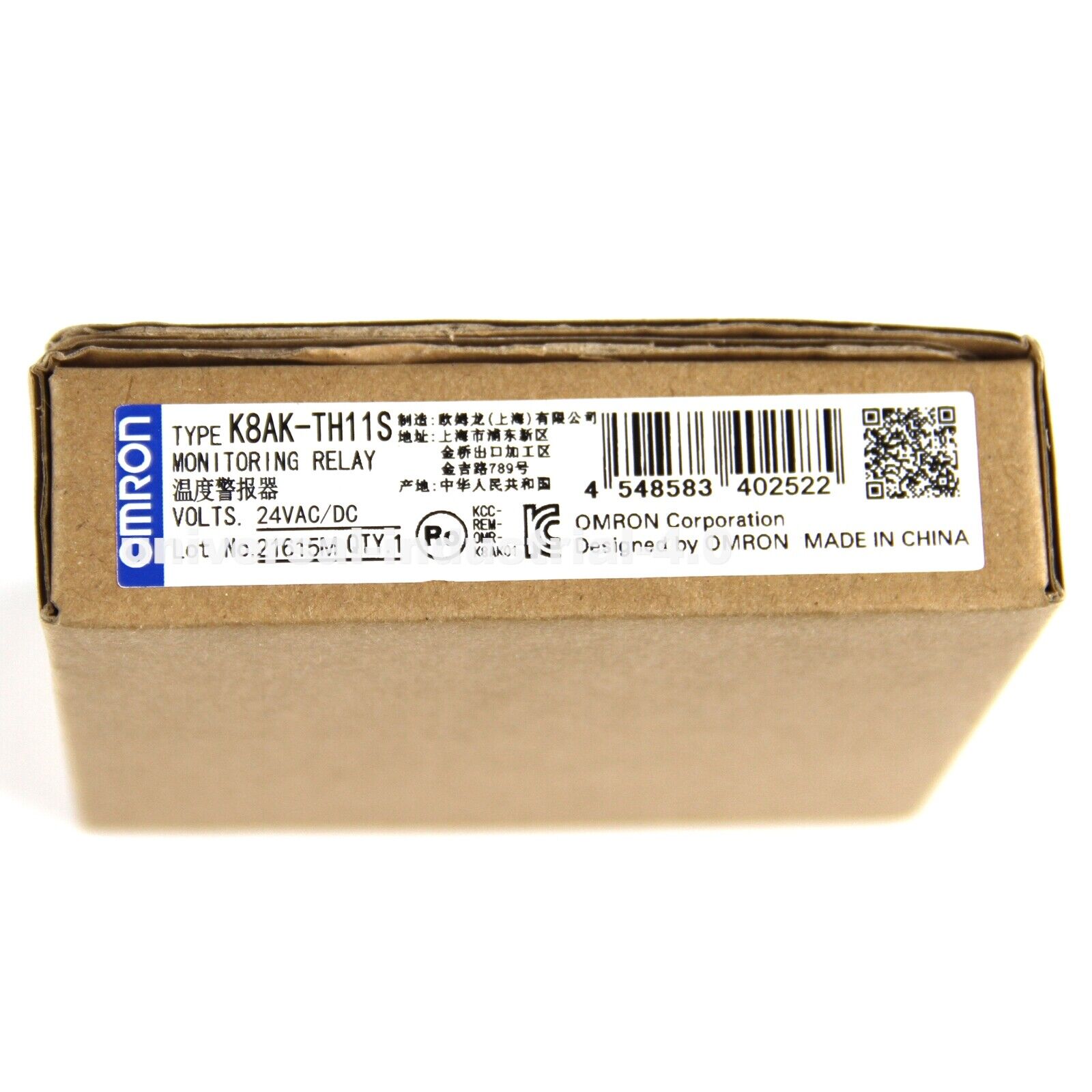 OMRON Temperature Sensor K8AK-TH11S 24V Alarm System AC/DC Compatible - OMRON