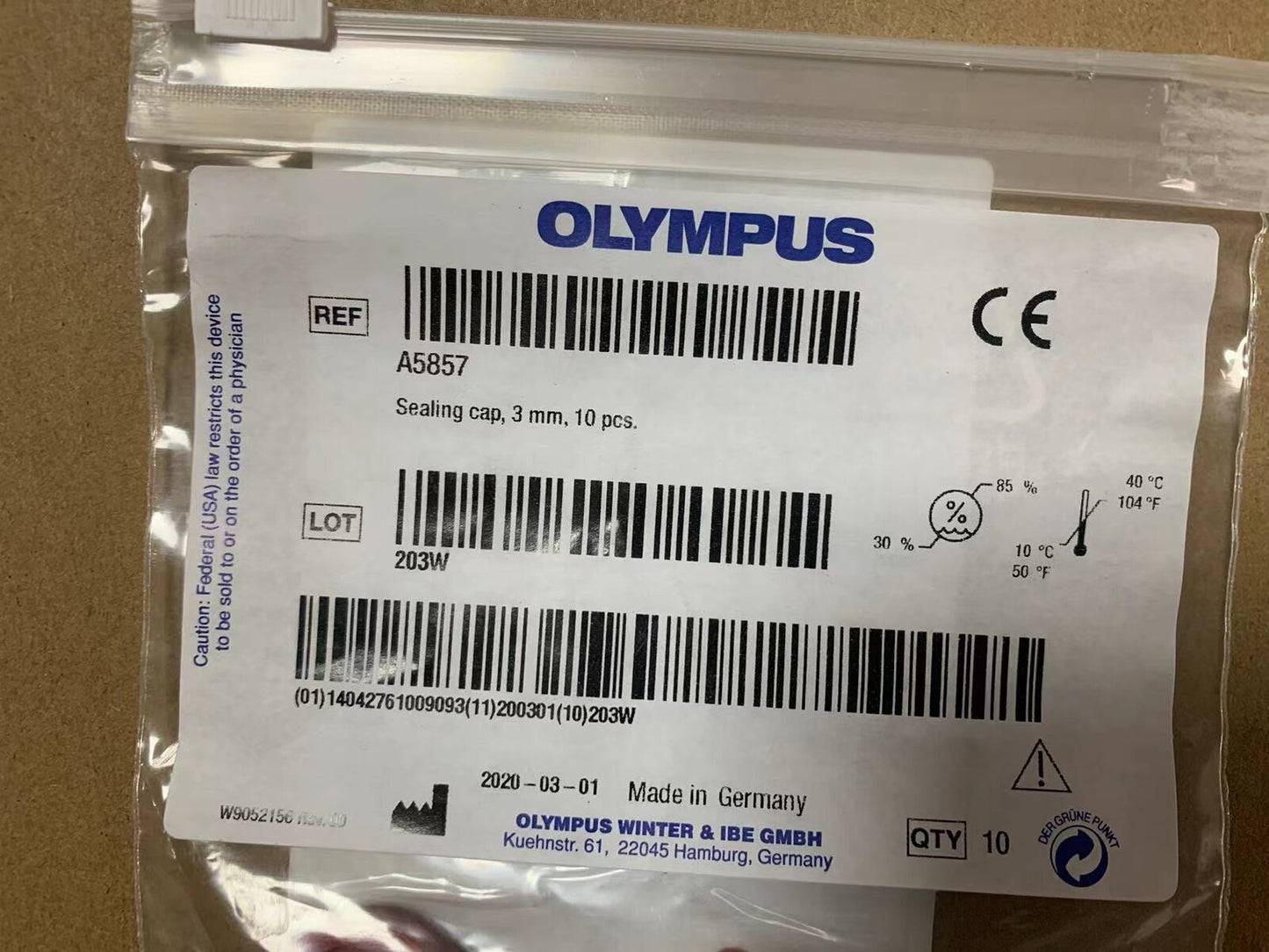 10PCS/bag  FOR Olympus sealing cap red A5857 surgery endoscope supplies