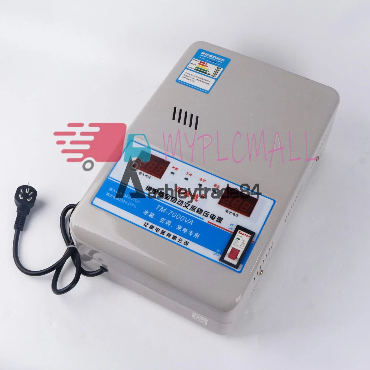7KW Automatic Voltage Stabilizer AC regulator Power Supply 220V TM-7000VA