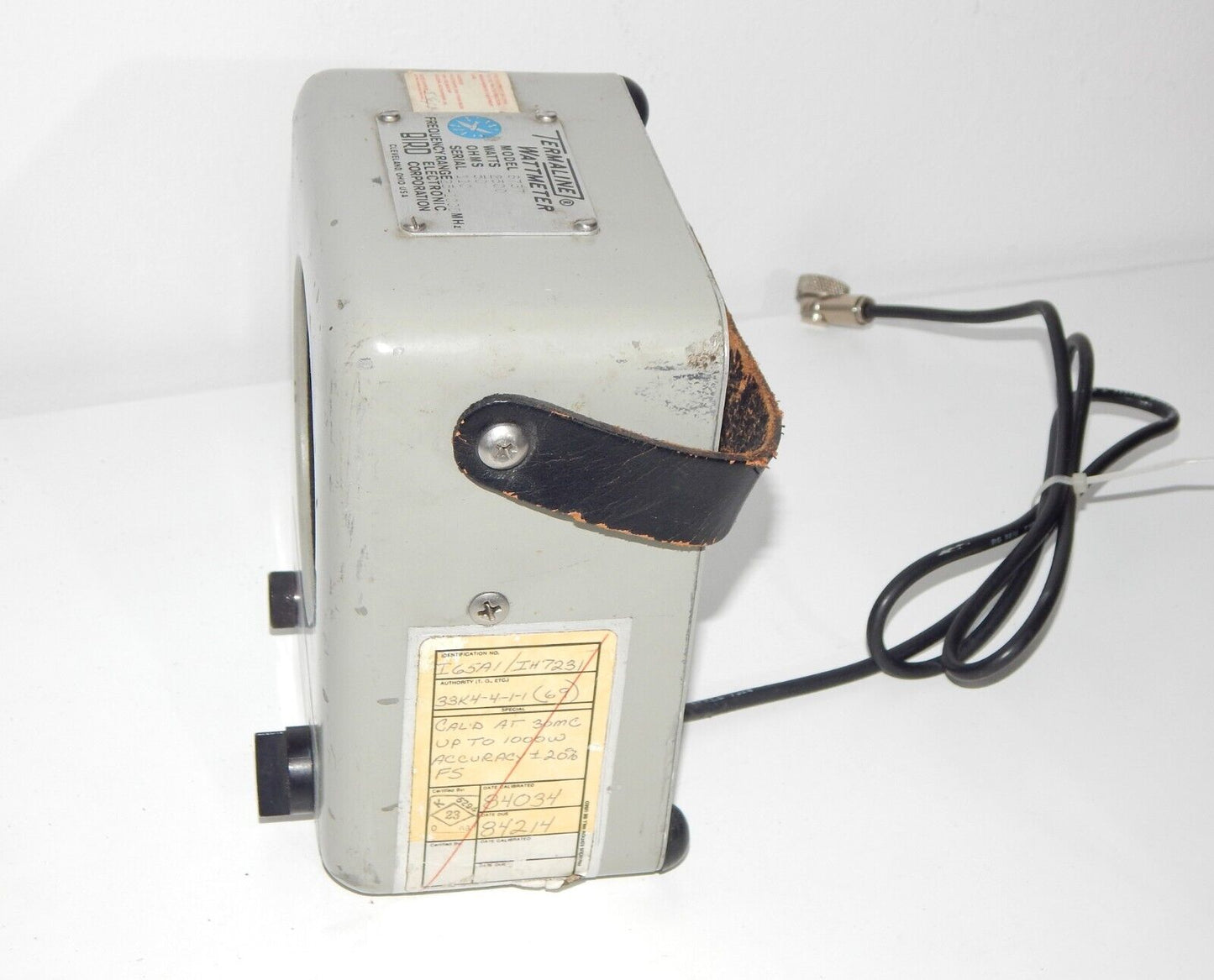 BIRD 6737 + 6737-030 Wattmeter 2500W 25-1000 MHz 1.5-35 MHz - TERMALINE