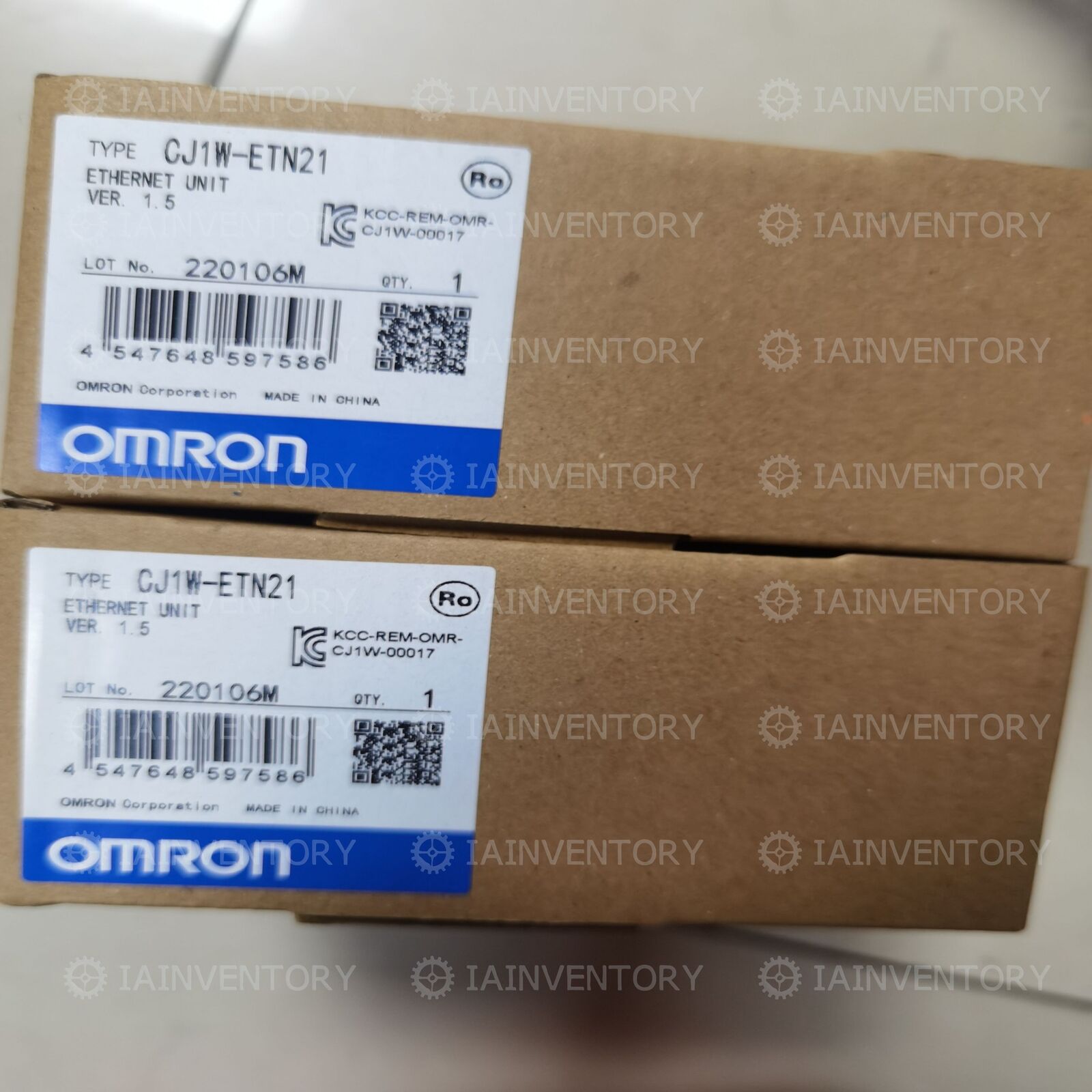 New CJ1W-ETN21 Omron Fast with 1 Year - OMRON
