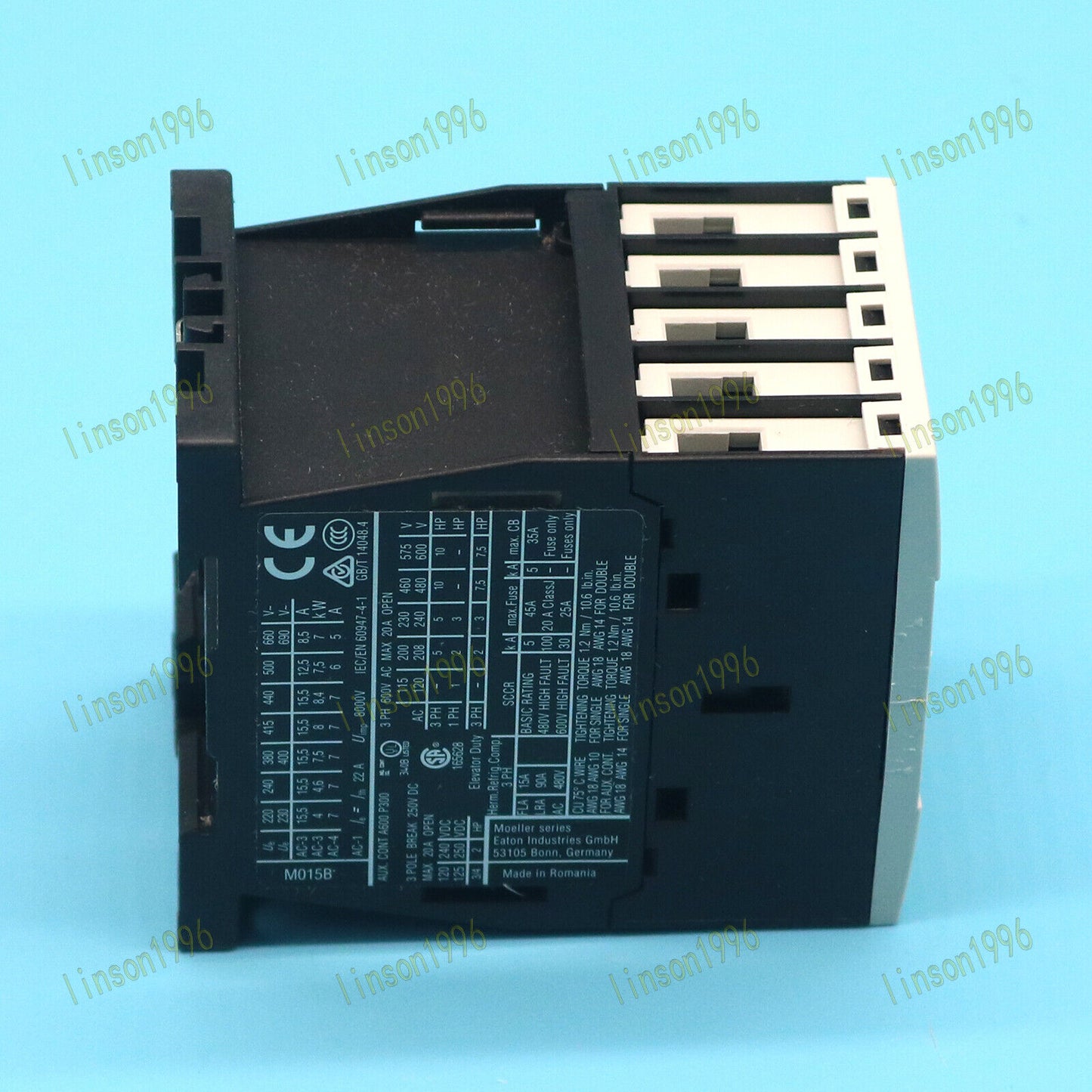 Eaton Moeller AC Contactor DILM15-10 SHIP EATON Moeller AC Contactors DILM15-10 industrial use arc suppression design reliable performance - EATON MOELLER