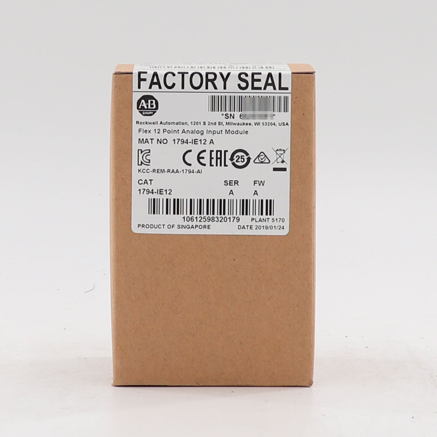Allen Bradley 1794-IE12 Flex 12 Point Analog Input Module - ALLEN BRADLEY