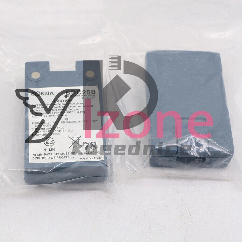 2PC BDC25B BDC25A compatible Battery for total stations