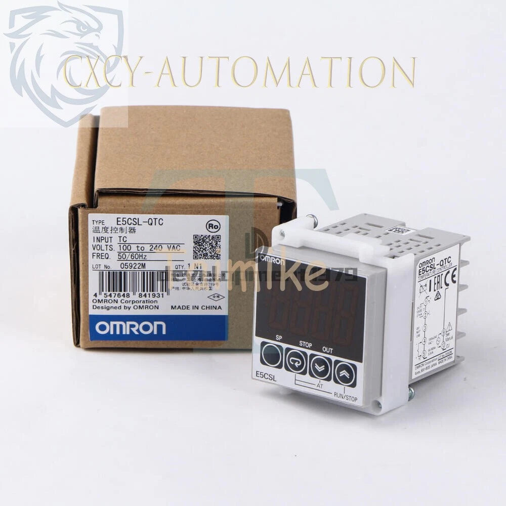 One Omron Temperature Controller E5CSL-QTC 100-240VAC