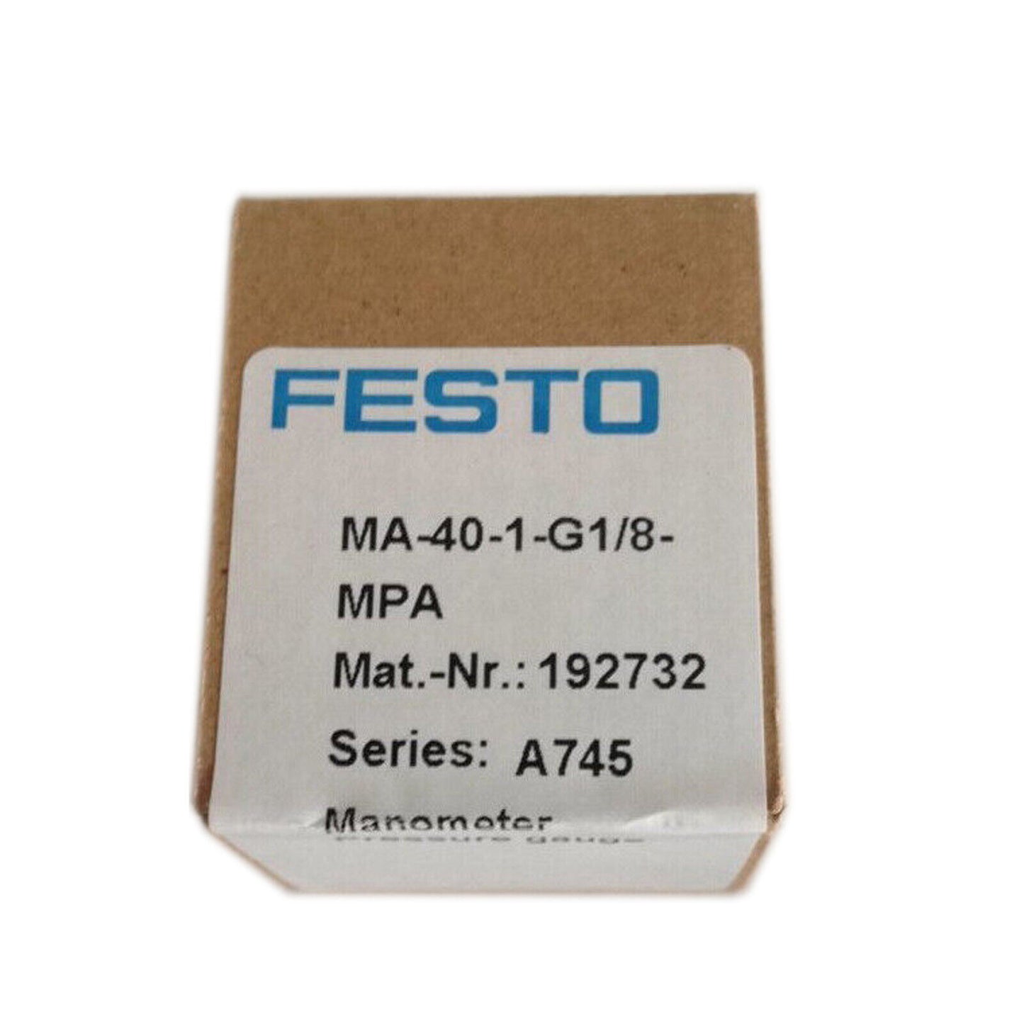 new 1 PCS IN BOX FESTO pressure gauge 192732 MA-40-1-G1/8-MPA - FESTO
