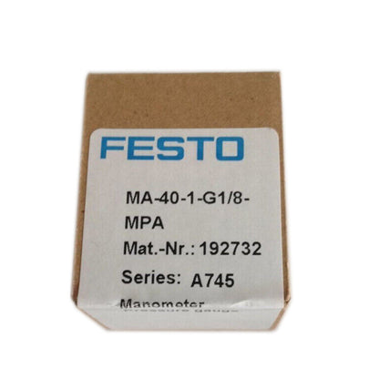 new 1 PCS IN BOX FESTO pressure gauge 192732 MA-40-1-G1/8-MPA - FESTO