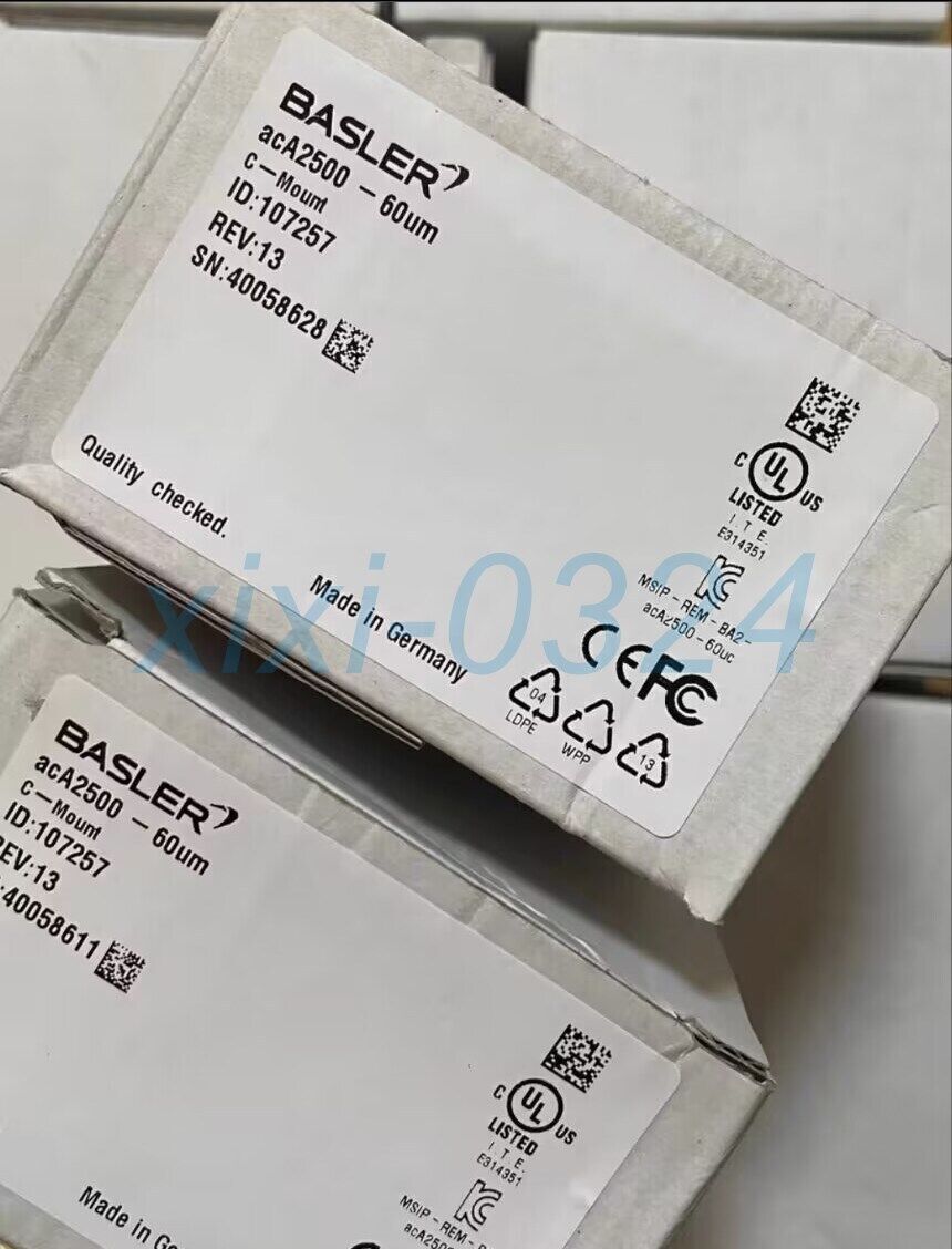 New Basler acA2500-60um Industrial Camera 500 megapixels - BASLER