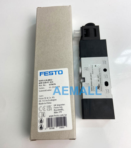 1pcs  Festo VUVS-L20-M52-AZD-G18-F7-1C1 575676 Solenoid Valve