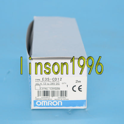 OMRON E3SCD12 Photoelectric Switch Sensor 10-30VDC 2M - OMRON