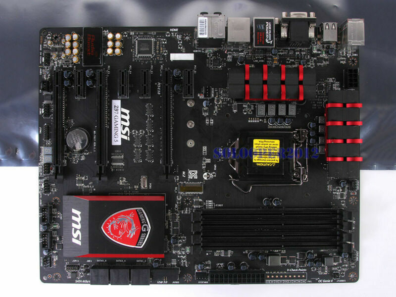 used MSI Z97 GAMING 5 Motherboard MS-7917 Intel Z97 LGA 1150/Socket H3 DDR3