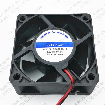 FAN-COOLING FD6025BH2 6025 DC24V 0.13A 2-wire Inverter Cooling Fan
