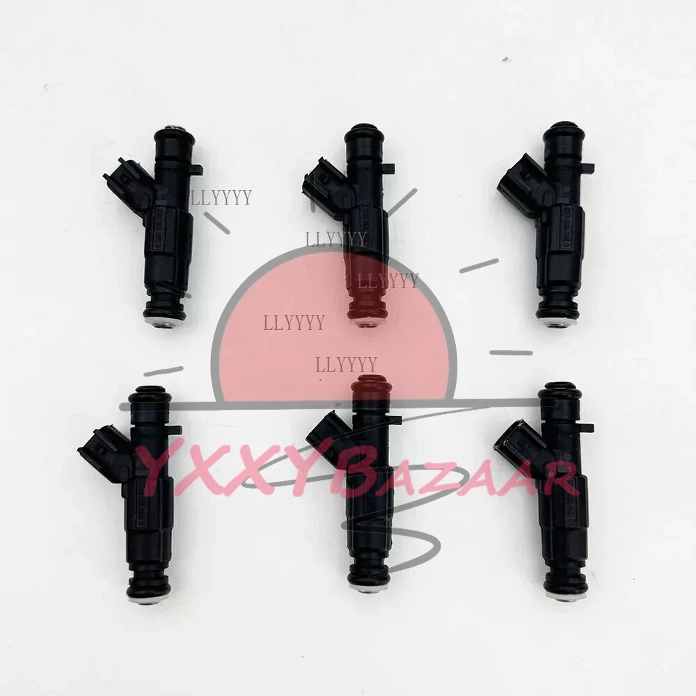 6X 0280155923 Fuel Injectors Fits For 99-01 Jeep Cherokee XJ 4.0L 4-hole UPGRADE