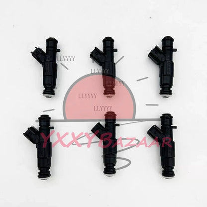 6X 0280155923 Fuel Injectors Fits For 99-01 Jeep Cherokee XJ 4.0L 4-hole UPGRADE