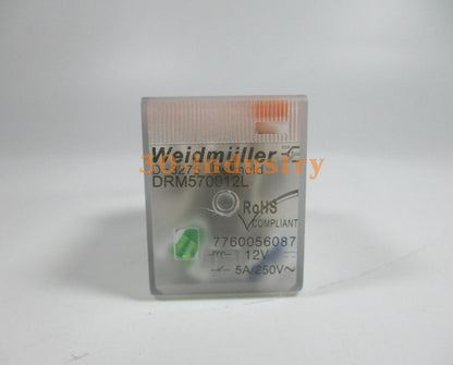Weidmüller DRM570012L 20PCS Box Intermediate Relay 12V 14 Feet - WEIDMÜLLER