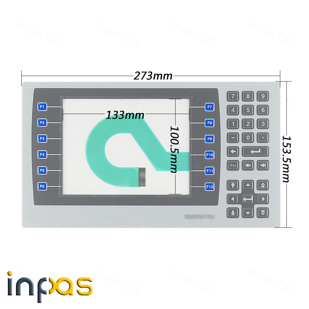 2711P-B7C22D9P - Touch Screen Glass Panel with Membrane Keypad Keyboard - NEW ONE