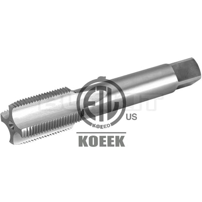 2"-12 UN Thread Tap Right Hand, HSS 2" x 12 UN Straight Fluted Tap