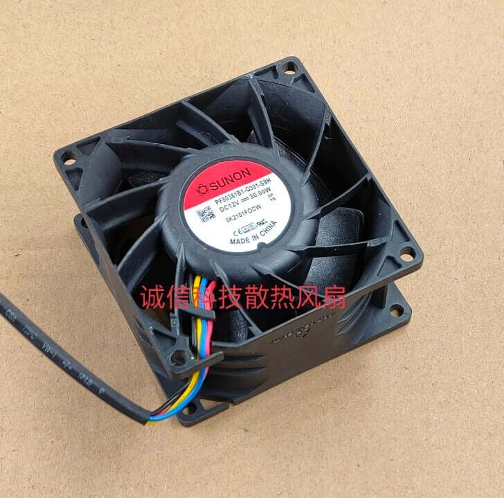 SUNON PF80381B1-Q24C-SD9 8038 12V 24W PWM 4-wire cooling fan