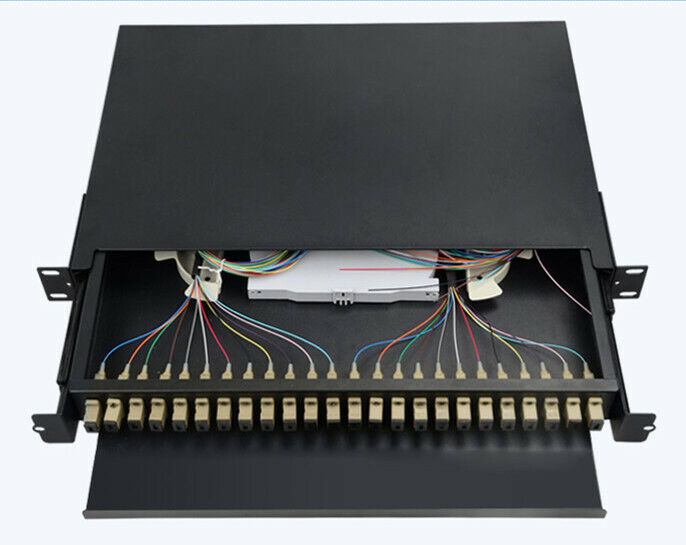 new 24-core SC multimode terminal box fiber-optic drawer 19-inch cabinet - KOEED