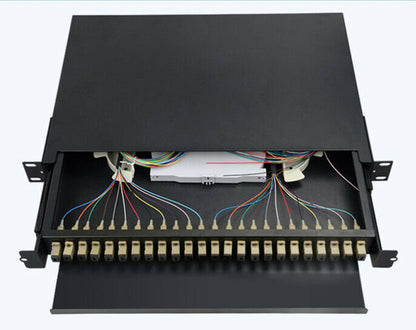 new 24-core SC multimode terminal box fiber-optic drawer 19-inch cabinet - KOEED