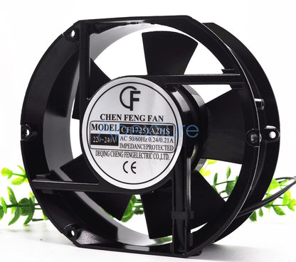 CF CF17251A2HS 220~240VAC 172*150*51MM Aluminum Frame AC Cooling Fan