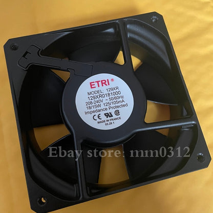 1pcs  ETRI 129XR0181000 208-240V 12038 18 / 15W cooling fan