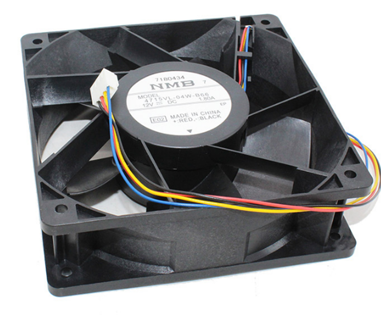 new NMB 4715VL-04W-B66 12038 12V 1.80A 12Cm Gale Volume Cooling Fan 4 Wires - NMB