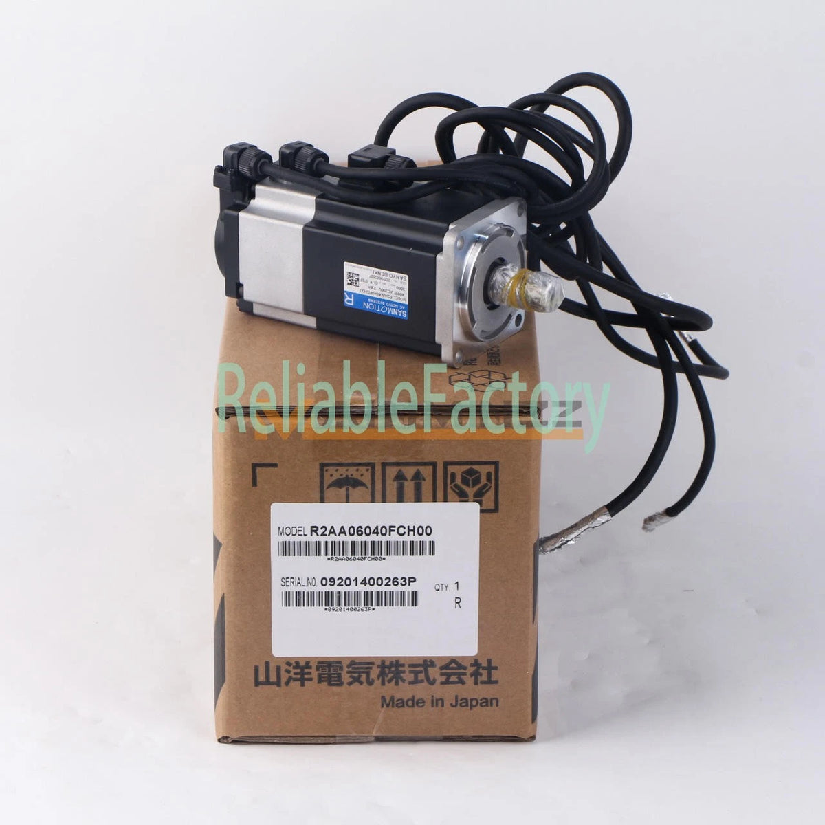 1PCS SANYO DENKI SERVO MOTOR R2AA06040FCH00