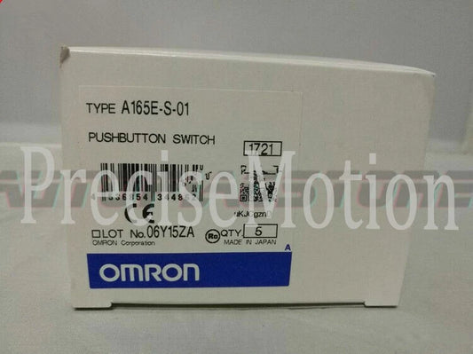 1PC Omron A165E-S-01 Pushbutton Switch A165ES01 Free Shipping