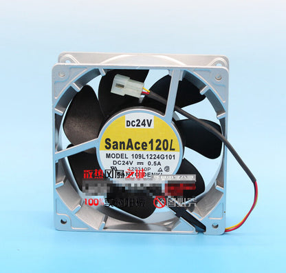 1pcs Sanyo 109L1224G101 24V 0.5A 12038 120mm inverter cooling fan