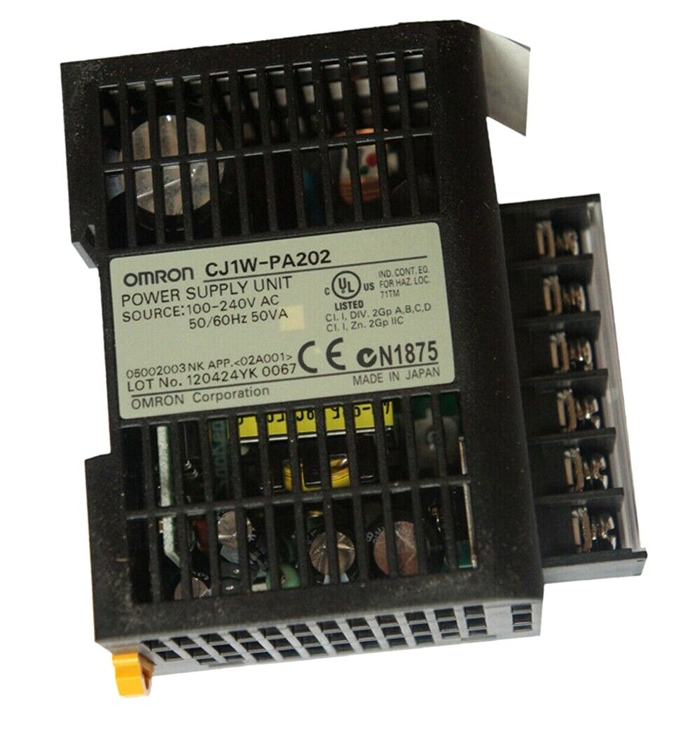 OMRON CJ1W-PA202 Power Supply Unit - OMRON
