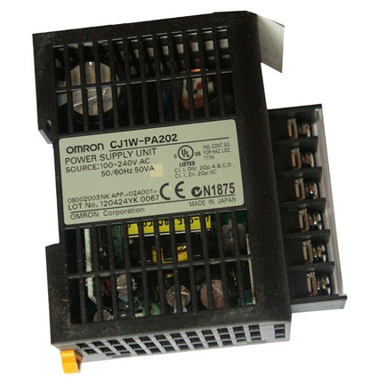 OMRON CJ1W-PA202 Power Supply Unit - OMRON