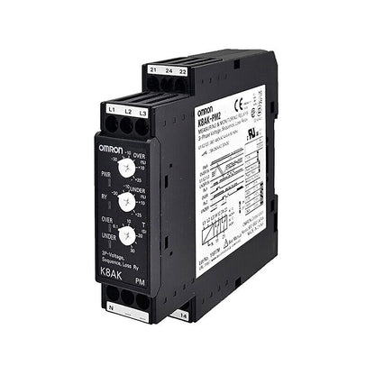 new Omron three-phase unbalanced + reverse phase missing relay K8AK-PA2 380-480VAC - OMRON
