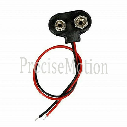Pack of 10 9V Battery Connector Snap Clip Wire Connector Lead Holder T Type