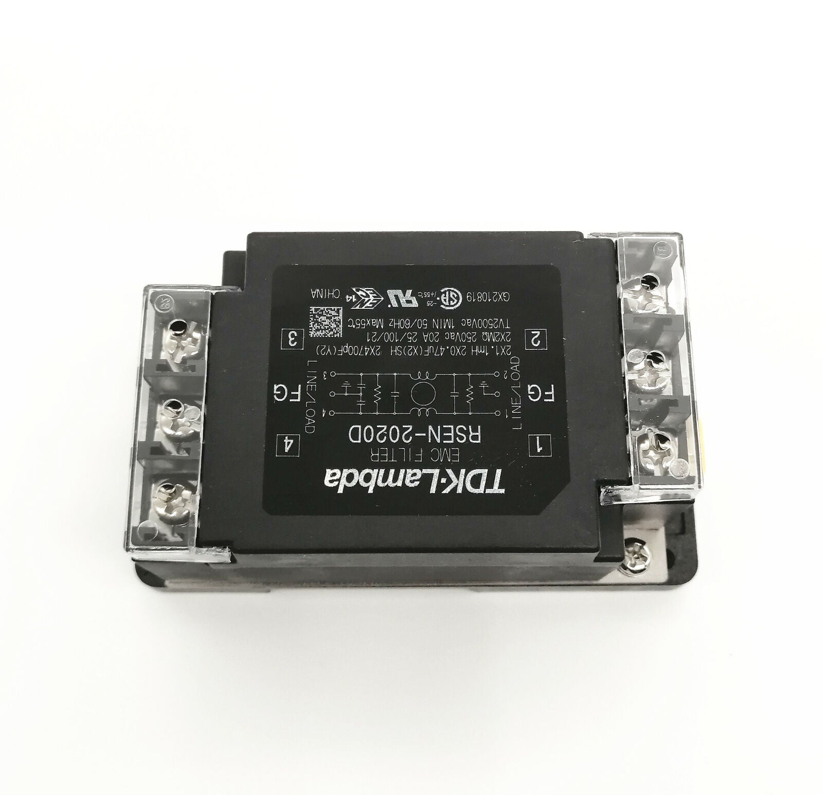 new 1pcs RSEN-2020D TDK-LAMBDA Power Line Filter EMC 20A Terminal Block DIN Rail - TDK-LAMBDA