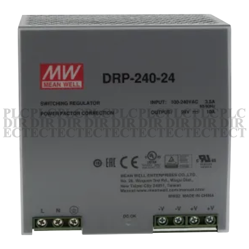 new  Meanwell DRP-240-24 Power Supply 24V 10A